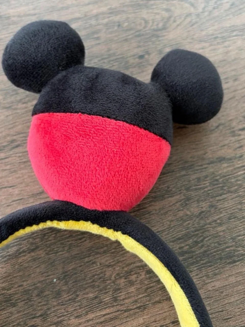 Mickey Mouse Inspired Ears Headband - Black & Red